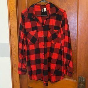 Red and black flannel